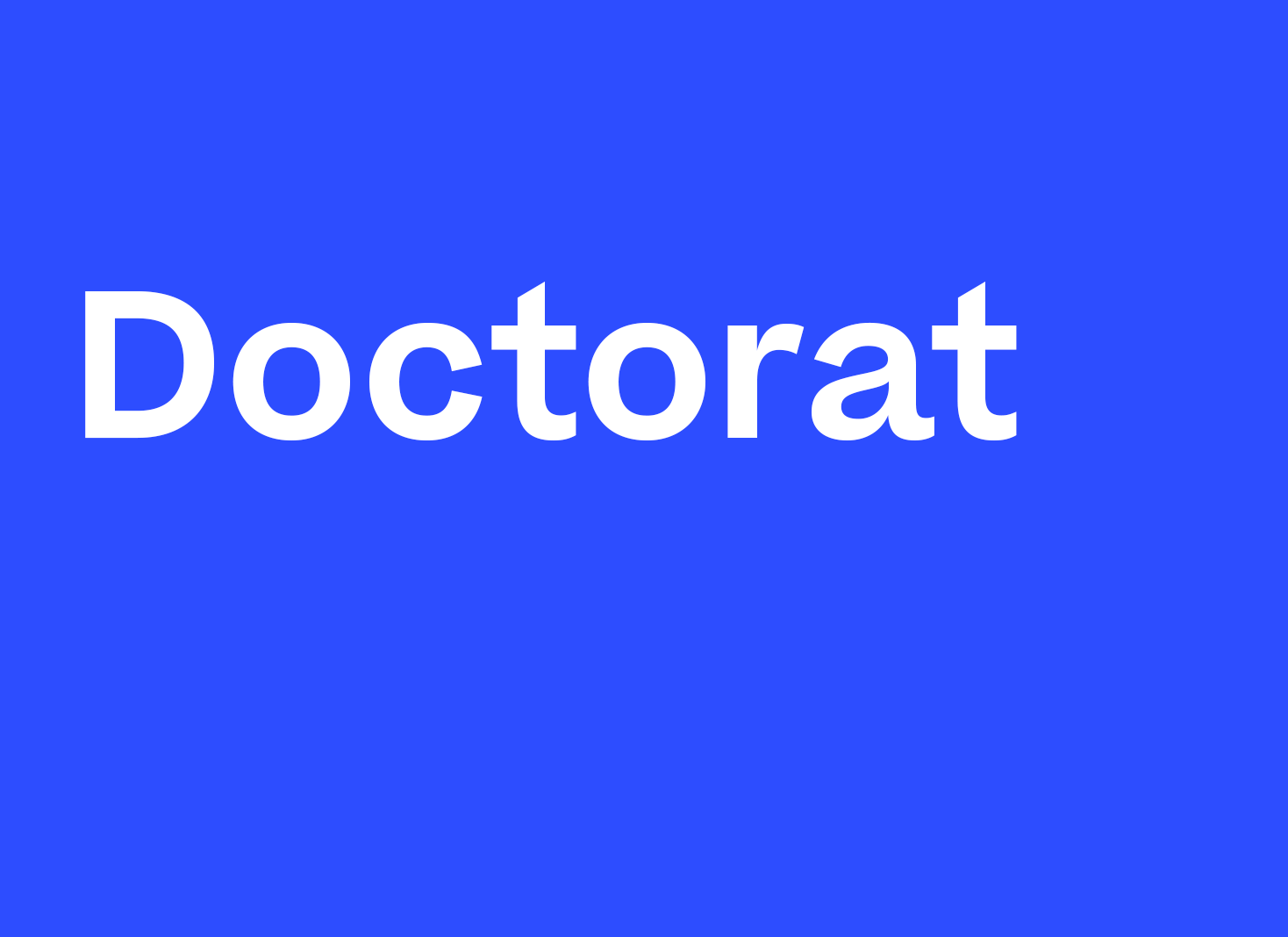 doctorat