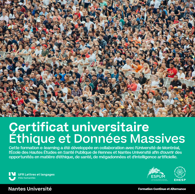 Présentation Certificat Ethique Données Massives